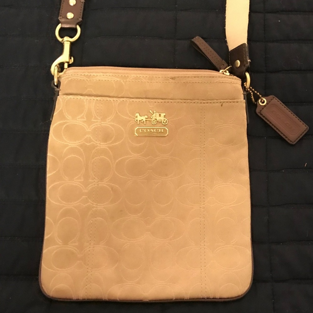 Coach Swingpack Signature Fabric Crossbody Bag